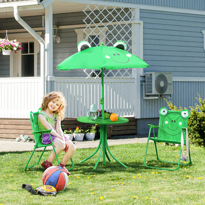 Kids Folding Picnic Table Set, Outdoor Garden, Green Kids Outdoor Furniture at Gallery Canada