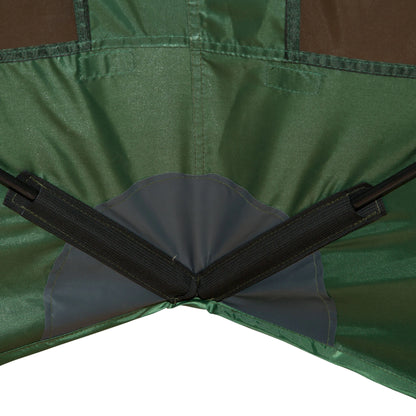 12' x 12' Hexagon Pop Up Screen Tent, Camping Shelter, Green Pop Up Canopies at Gallery Canada