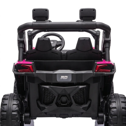 24V 2 Seater Kids Ride On Truck, Ages 3-8, Remote Control, Pink Electric Toy Cars at Gallery Canada