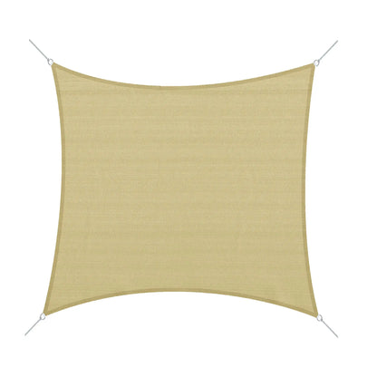 12' Square Sun Sail Shade, UV Protector, Outdoor Patio Cover With Bag, Sand Shade Sails Sand at Gallery Canada