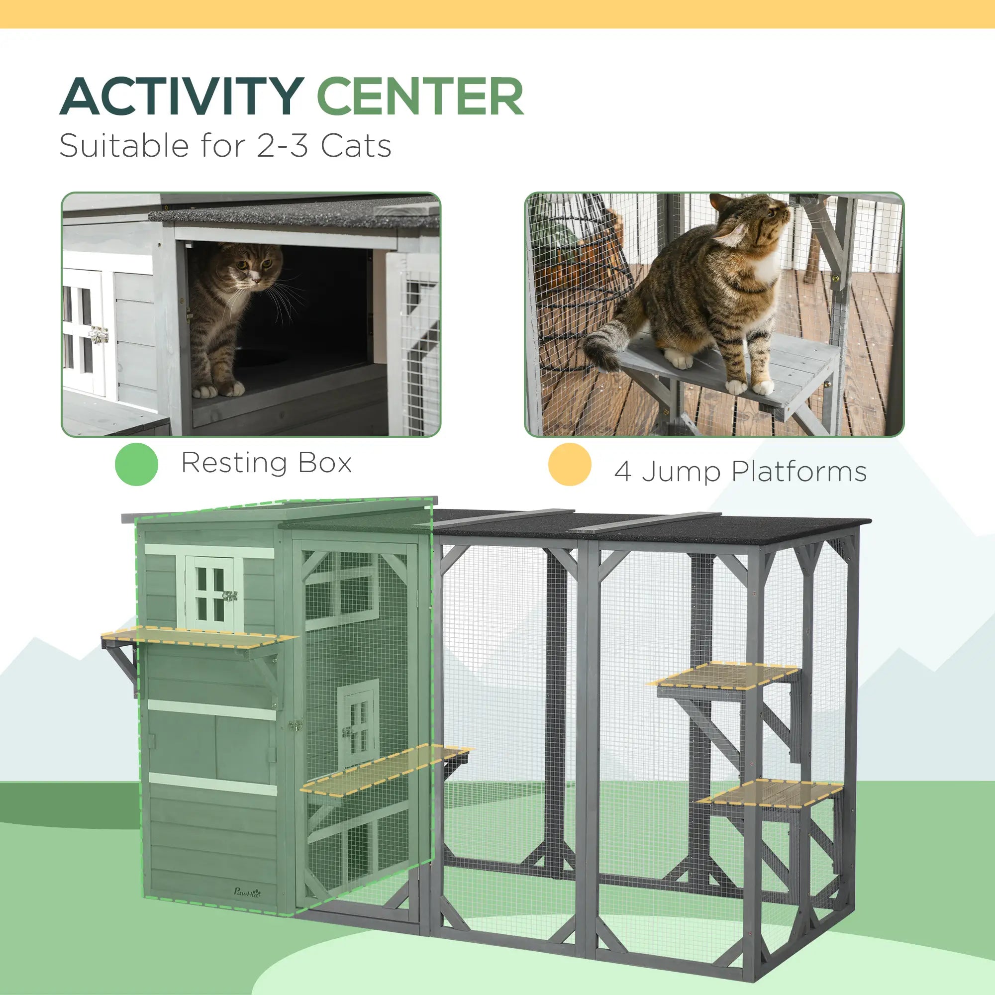 Wooden Cat Catio, 76