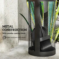 Fireplace Tool Set With Mesh Basket, 5 Piece Kit Fireplaces & Accessories at Gallery Canada