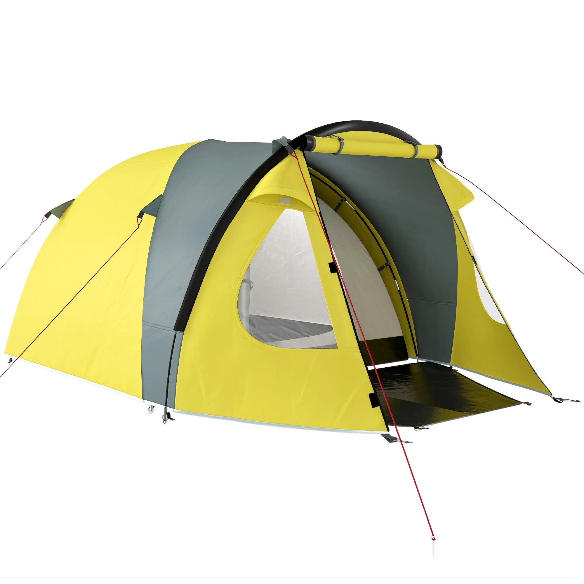 3-4 Person Camping Tent, Easy Setup, Waterproof, Sewn-in Groundsheet Camping Tents at Gallery Canada