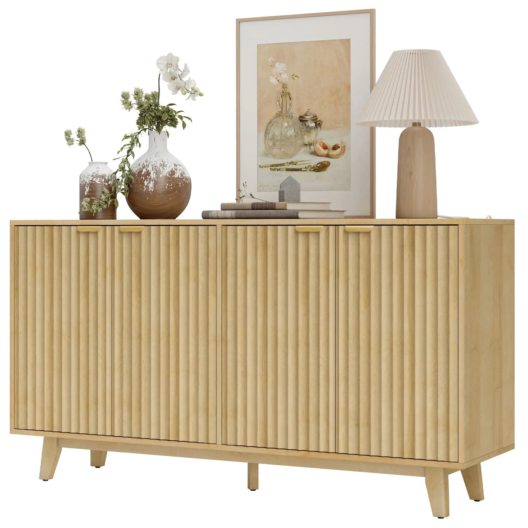 Fluted Sideboard Buffet, 55