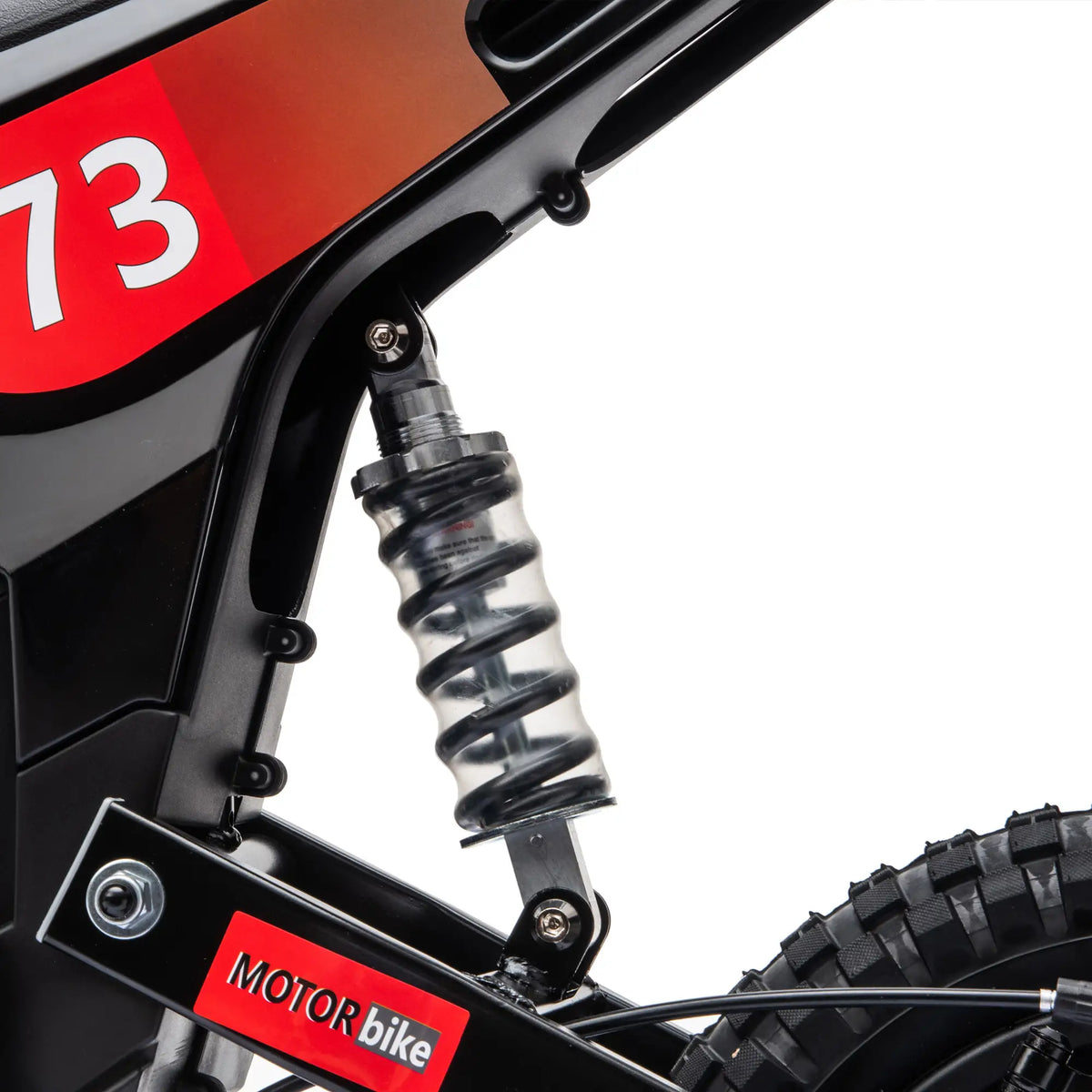 24V Kids Electric Motorcycle, Black, 12" Rubber Tires, Black Electric Motorcycles at Gallery Canada