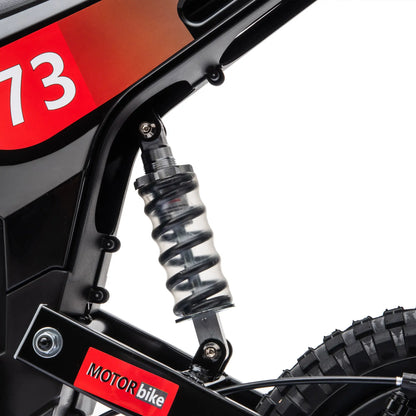 24V Kids Electric Motorcycle, Black, 12" Rubber Tires, Black Electric Motorcycles at Gallery Canada