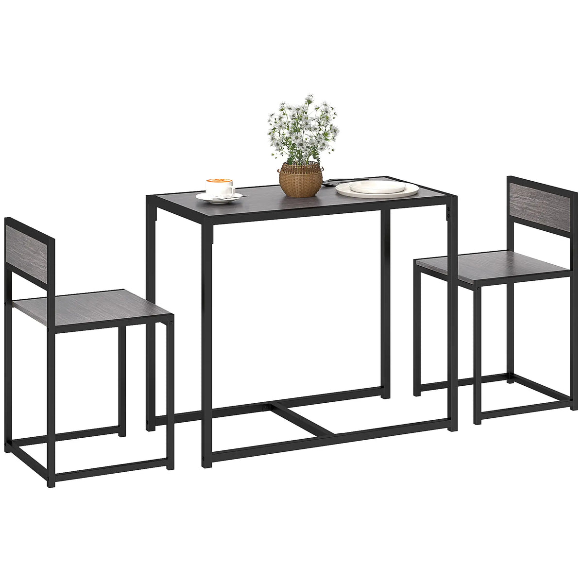 Industrial Dining Set For 2, Kitchen Table With Chairs Dining Table Sets at Gallery Canada