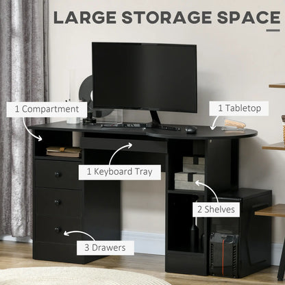 Computer Desk With Storage, Black Computer Desks at Gallery Canada