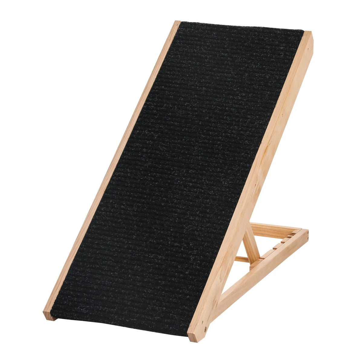 Foldable Dog Ramp for Bed Couch, Height Adjustable, Non Slip Carpeted Surface Dog Stairs at Gallery Canada