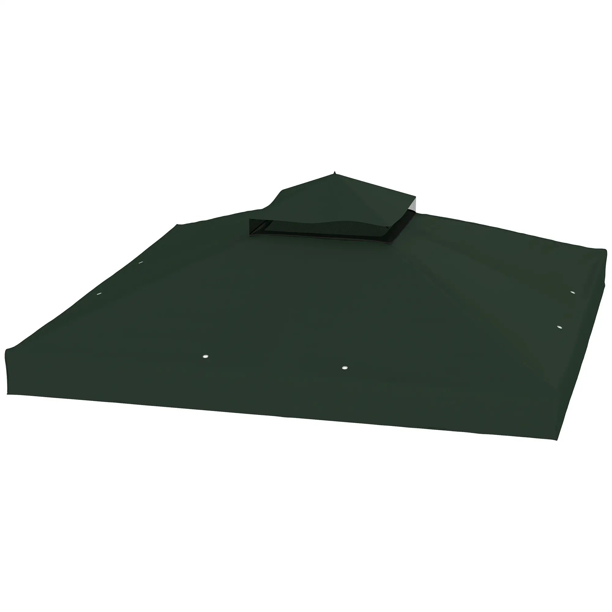 10' x 10' Gazebo Canopy Replacement Cover, UPF30+, Top Cover Only, Green Gazebo Canopy Replacement Green at Gallery Canada