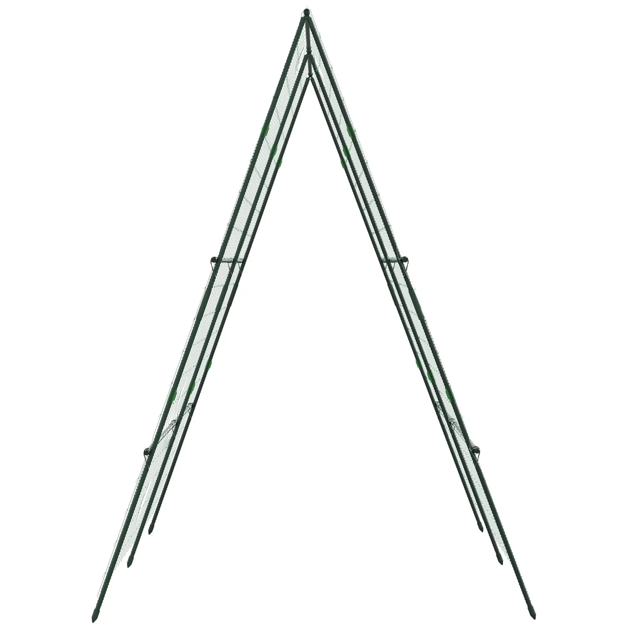 Metal Cucumber Trellis With Netting, A Frame Tomato Support, Green Plant Stands at Gallery Canada