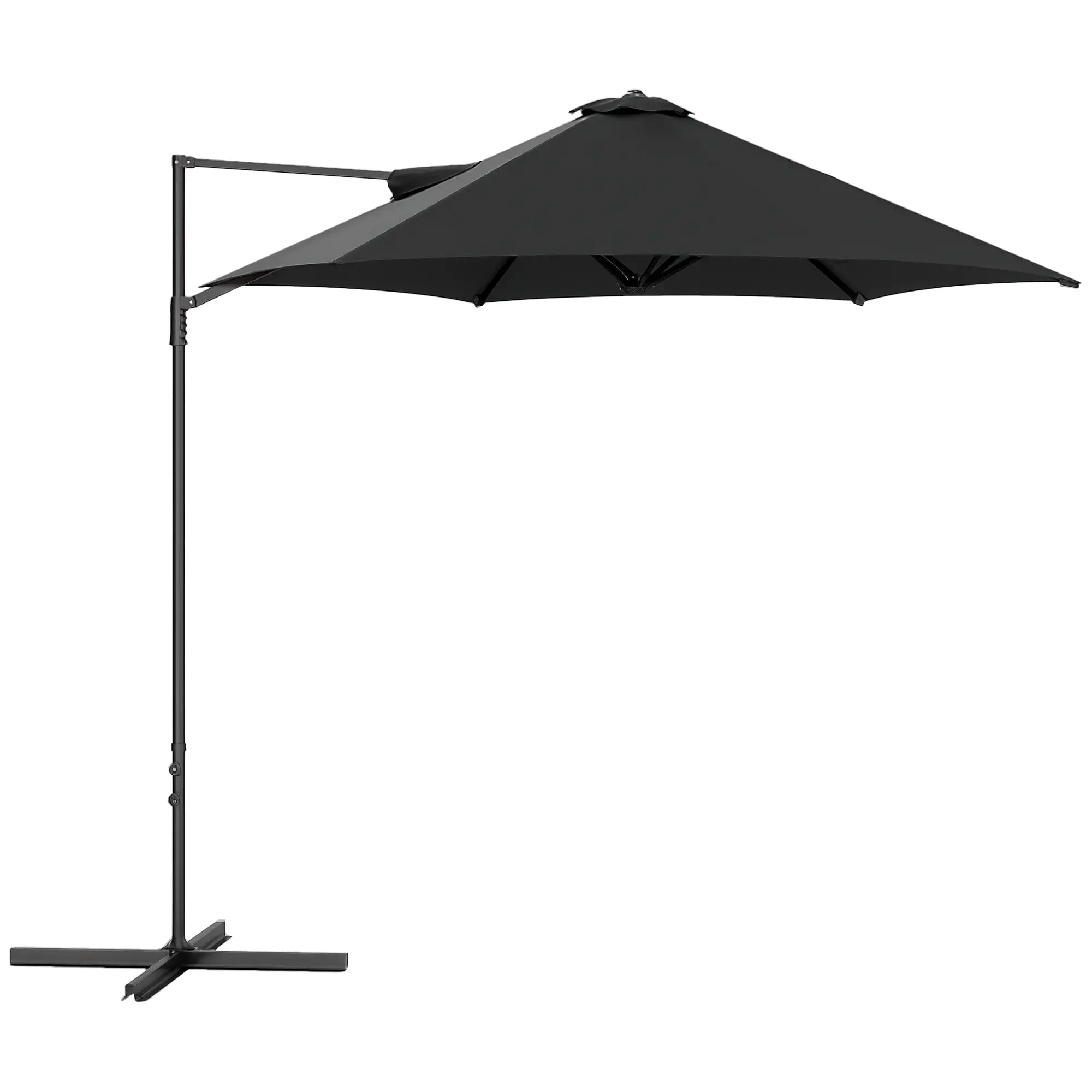 8.5FT Offset Patio Umbrella, 360° Rotation, Φ100.8