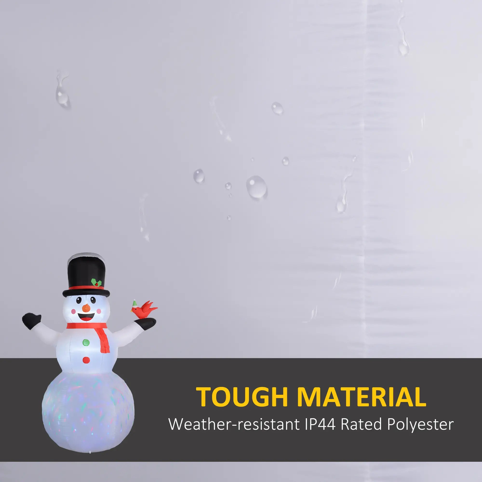 12FT Inflatable Snowman, Rotating LED Light, Indoor Outdoor Decor Christmas Inflatables at Gallery Canada
