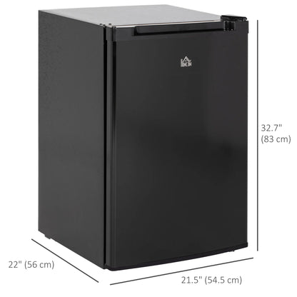 3 Cu.Ft Upright Freezer, Reversible Door, Adjustable Thermostat, Black Small Kitchen Appliances at Gallery Canada