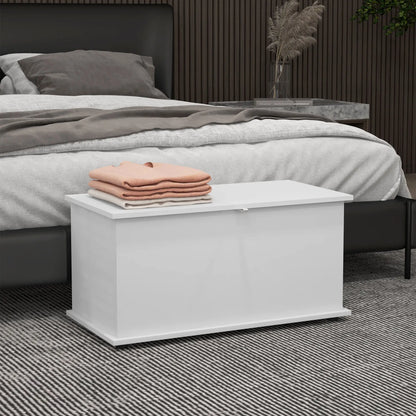 31.5" Storage Chest, Flip-Top Lid, Entryway Bench, Oak Storage Cabinets at Gallery Canada