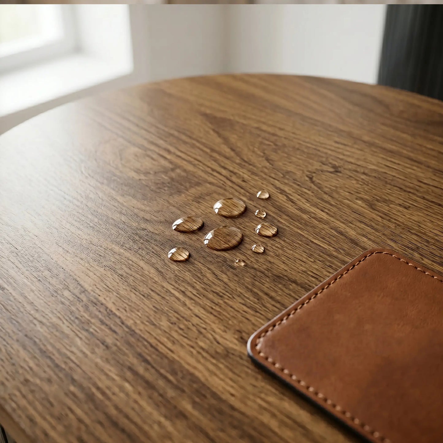 Wood Grain Sideboard With Curved Tambour Doors, Brown Storage Cabinets at Gallery Canada
