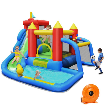 Inflatable Bounce House Splash Pool, Water Slide, Blower Included Bounce House Options at Gallery Canada