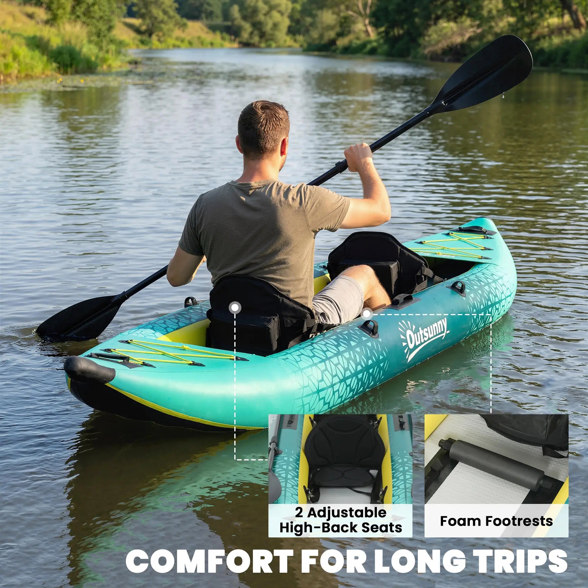 Inflatable Paddle Board, 12'6