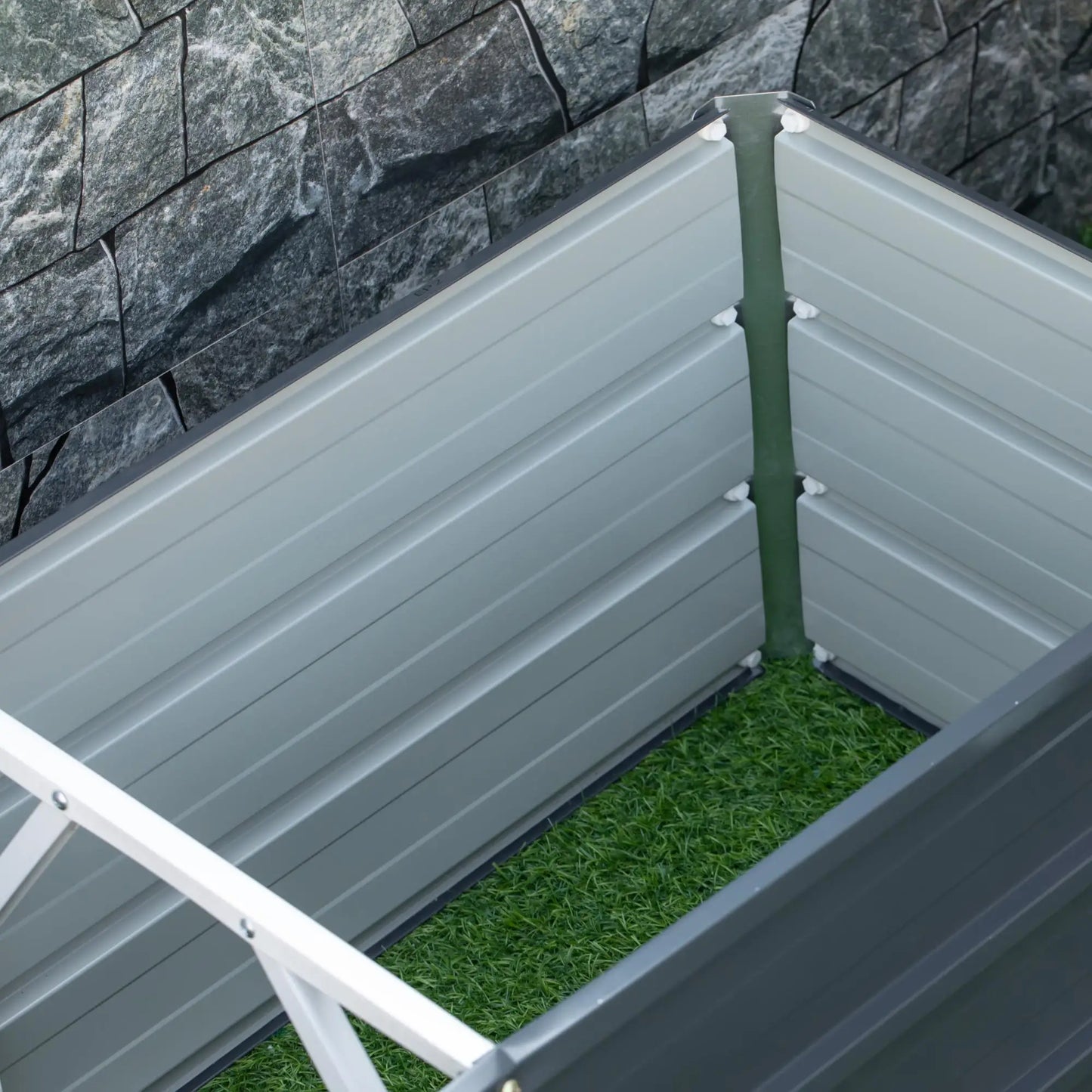 6' x 1.5' x 1.3' Galvanized Raised Garden Bed, Elevated Metal Planter Box, Dark Grey Raised Garden Beds at Gallery Canada