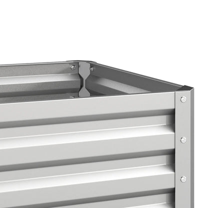 2' x 2' x 1' Raised Garden Bed, Galvanised Steel Frame, Vegetables, Flowers, Herbs, Silver Raised Garden Beds at Gallery Canada