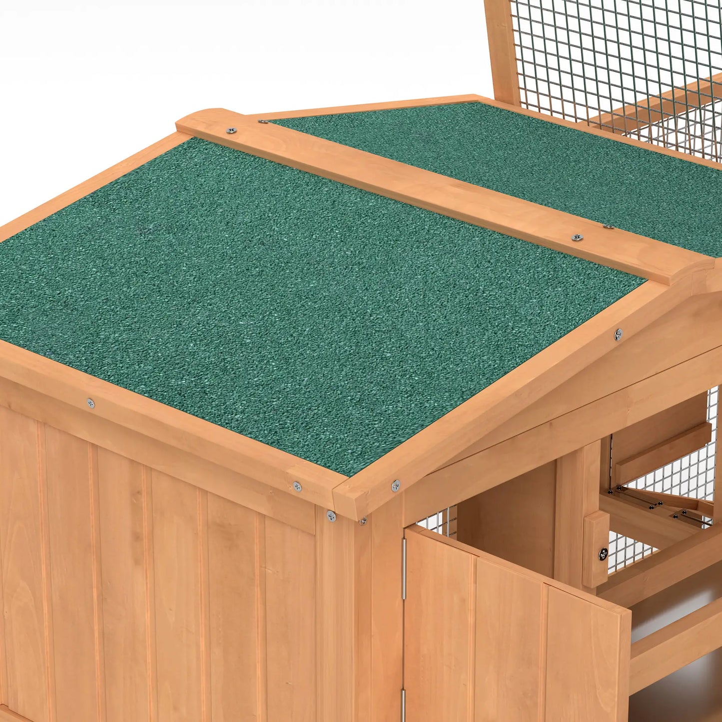Wooden Rabbit Hutch, Bunny House Chicken Coop with Run Rabbit Hutch at Gallery Canada
