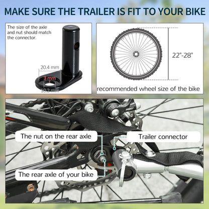 Bicycle Trailer, Utility Cart, Removable Cover, Red Bike Cargo Trailers at Gallery Canada