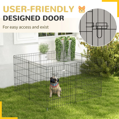 30inch Foldable Metal Pet Playpen, Dog Kennel Cage, 8 Panel Houses, Kennels & Pens at Gallery Canada