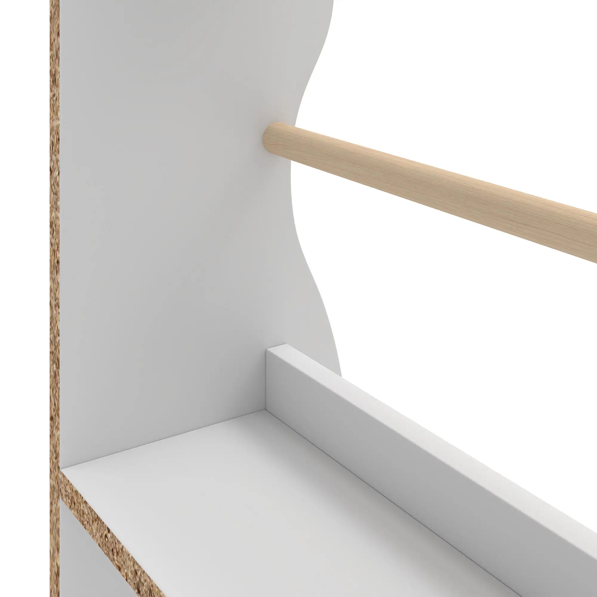 Kids Bookshelf Wall Mounted, 3-Tier Floating Bookcase for 3-8 Years, White Bookshelves & Bookcases at Gallery Canada