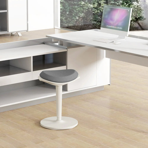 Standing Desk Stool, Ergonomic Wobble Chair, Adjustable, Grey