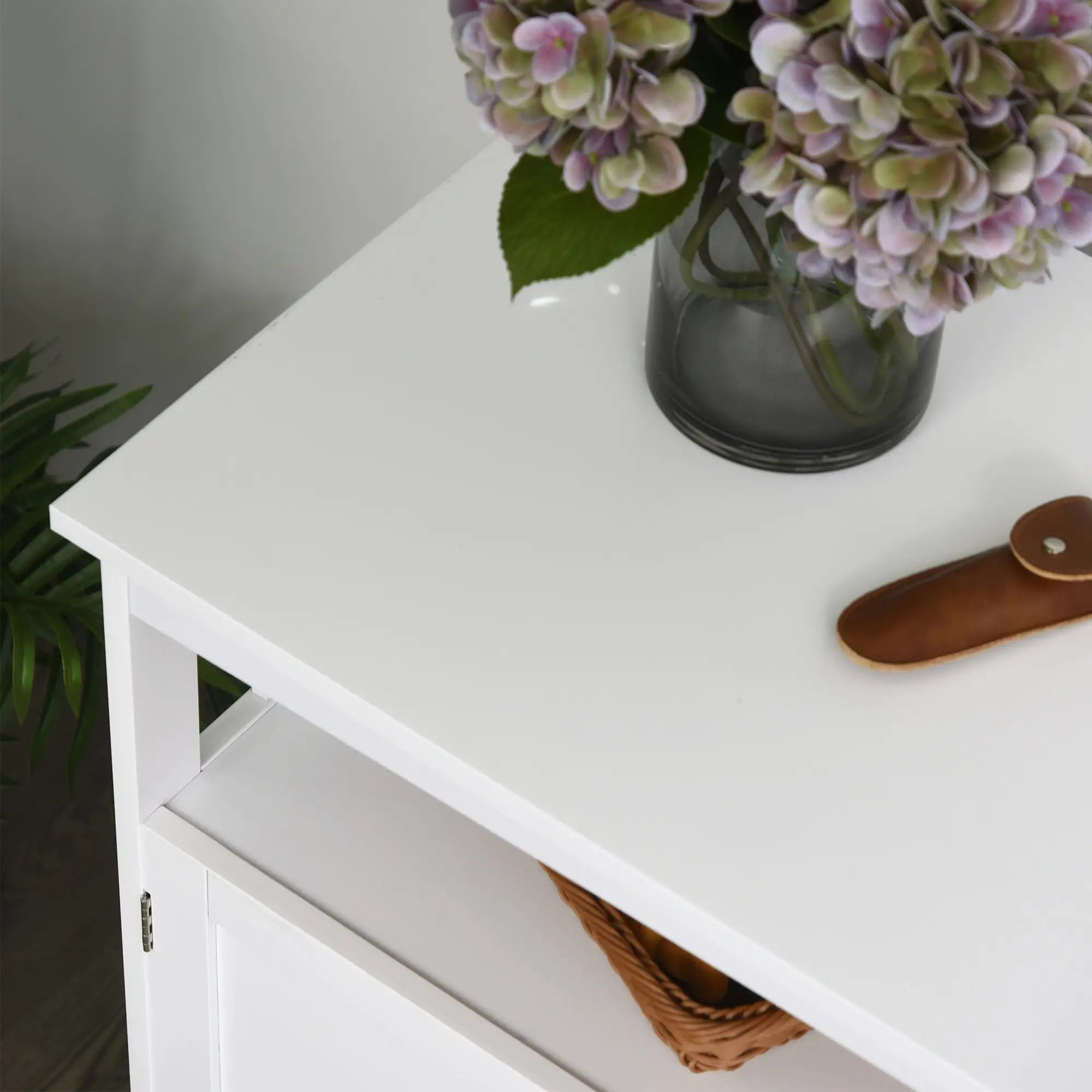 Wooden Console Table, Open Shelf, 2 Layer Cabinet, Kitchen Furniture Bar Cabinets at Gallery Canada