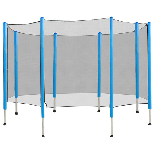 14 FT Trampoline Net Enclosure, 8 Poles, Black Trampolines Black at Gallery Canada