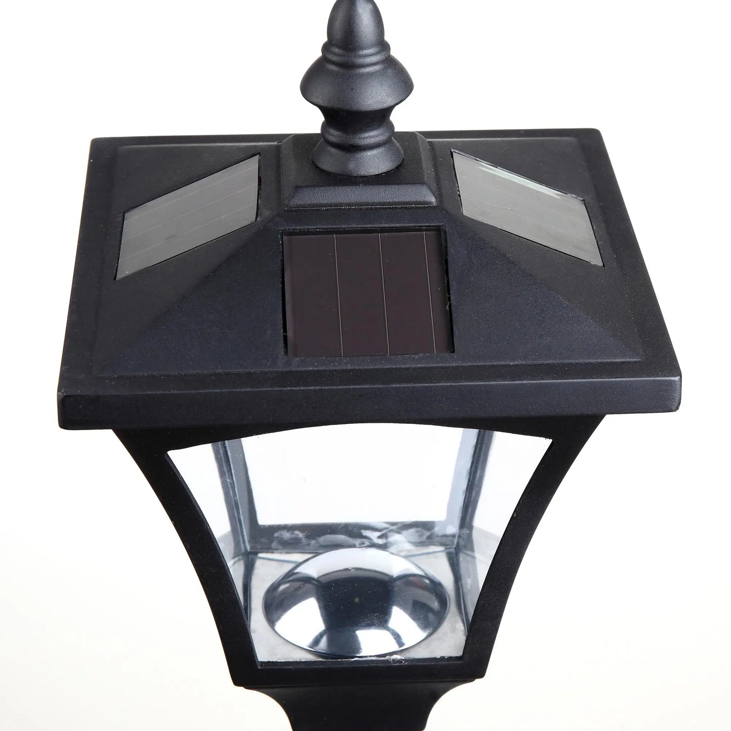Solar Lamp Post, LED Streetlight, Outdoor Light, Waterproof, 47"H, Black Solar Post Lamps at Gallery Canada