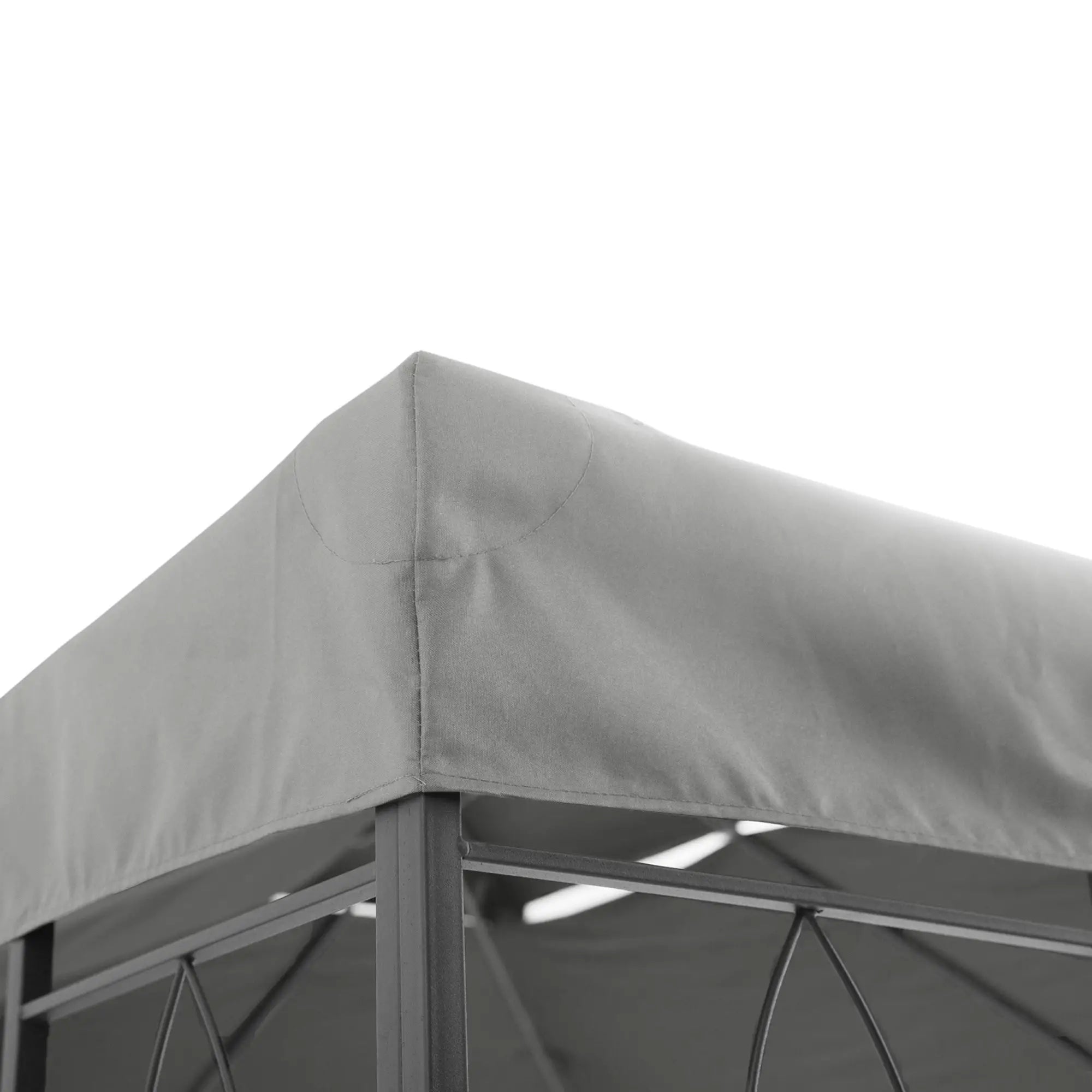 13' X 10' Gazebo Replacement Canopy 2 Tier Top, UV Cover, Light Grey Gazebo Canopy Replacement at Gallery Canada