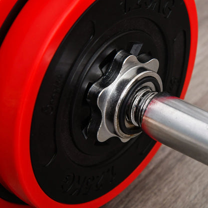 44lbs 2-In-1 Dumbbell, Barbell Adjustable Set, Strength Exercise Dumbbells & Barbells at Gallery Canada