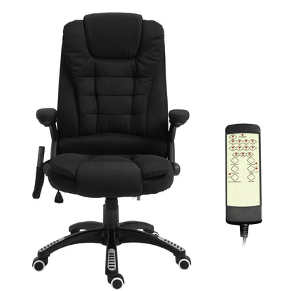 Reclining Massage Office Chair, High Back, Swivel Wheels, Black Massage Chairs at Gallery Canada