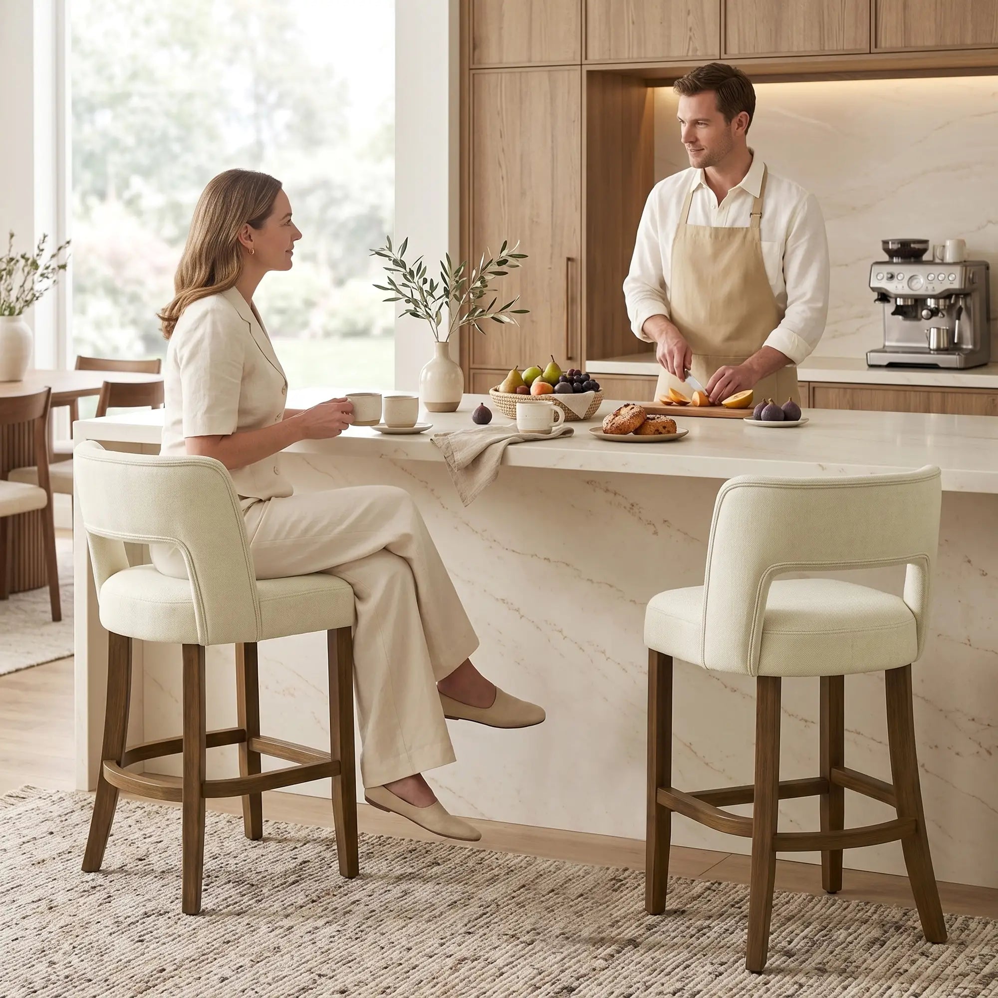 Bar Stools Set of 2, 26