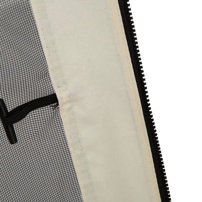 Replacement Mosquito Netting, 13' x 13', Cream White, Black Gazebos at Gallery Canada