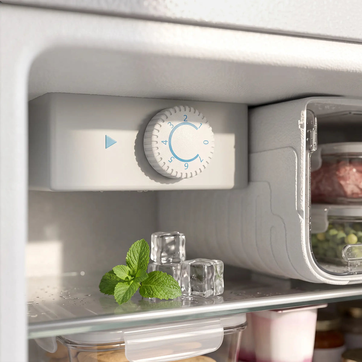 2.6 Cu Ft Mini Fridge, Compact Refrigerator, White Small Kitchen Appliances at Gallery Canada