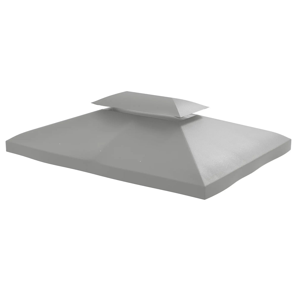 13' X 10' Gazebo Replacement Canopy 2 Tier Top, UV Cover, Light Grey Gazebo Canopy Replacement at Gallery Canada