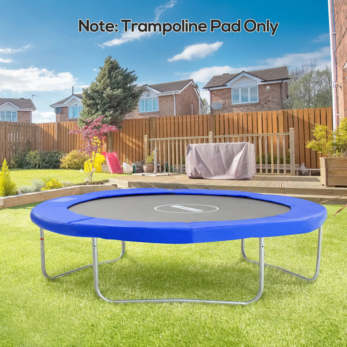 10ft Trampoline Replacement Safety Pad, Waterproof Spring Cover, Blue Trampolines at Gallery Canada