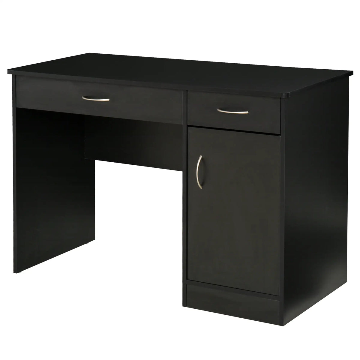 Computer Desk With Storage Drawers, Black Writing Desks at Gallery Canada