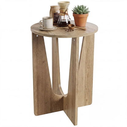 Round Side Table, Compact End Table, Curved Legs Side Tables at Gallery Canada