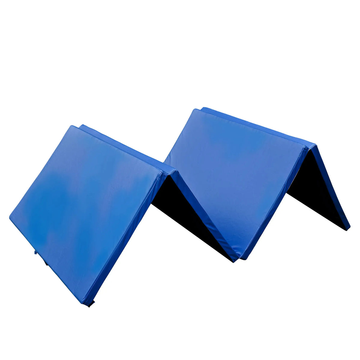 4'x8'x2" Folding Tumbling Mat, Exercise Mat With Handles, Dark Blue Gymnastics Mats at Gallery Canada