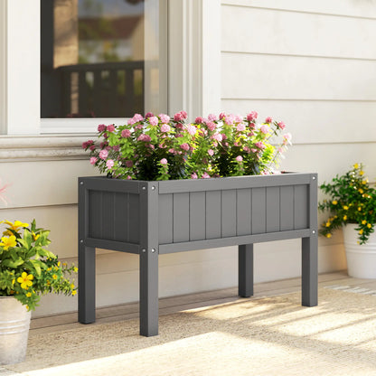 Raised Garden Bed With Legs, HDPE Planter With Drainage Holes Elevated Garden Beds at Gallery Canada