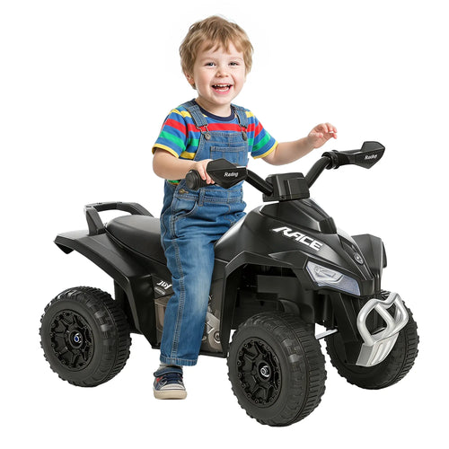 4 Wheels Ride on Toy for Kids, Foot To Floor Slider, 18-36 Months, Black