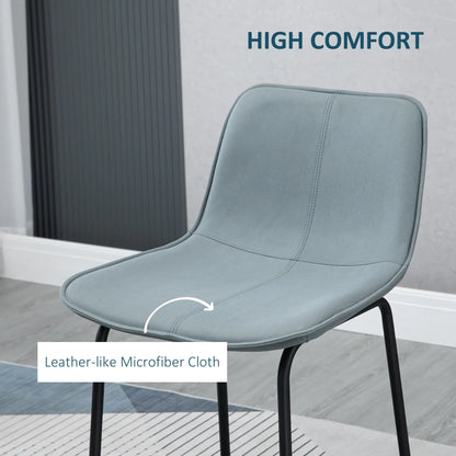 Upholstered Counter Height Bar Stools, Set of 2, Steel Legs Bar Stools at Gallery Canada