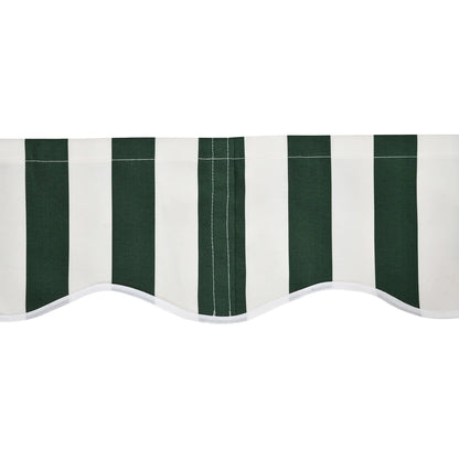Retractable Awning Fabric Replacement, 10' x 8' Green White, Green Awning Fabric Replacement at Gallery Canada