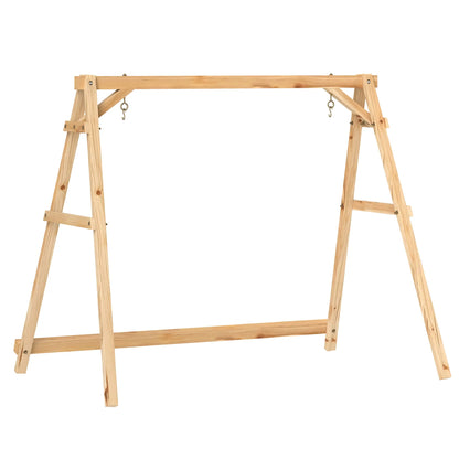770lbs Porch Swing Frame, Heavy Duty A-Frame Stand, Reinforced Bars Hammock Stands at Gallery Canada