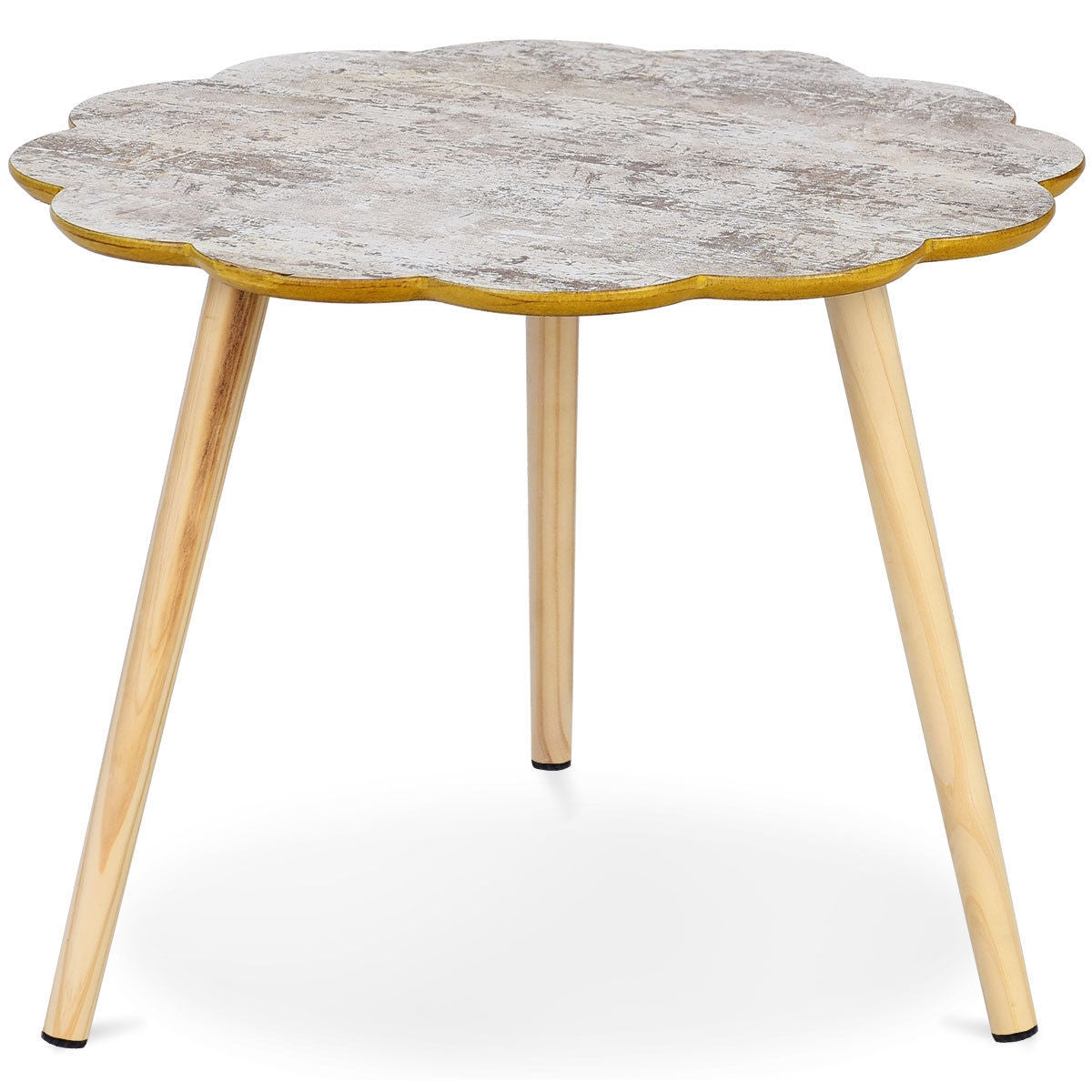 Flower-Shaped Sofa Side Coffee Table For Living Room Coffee Tables at Gallery Canada