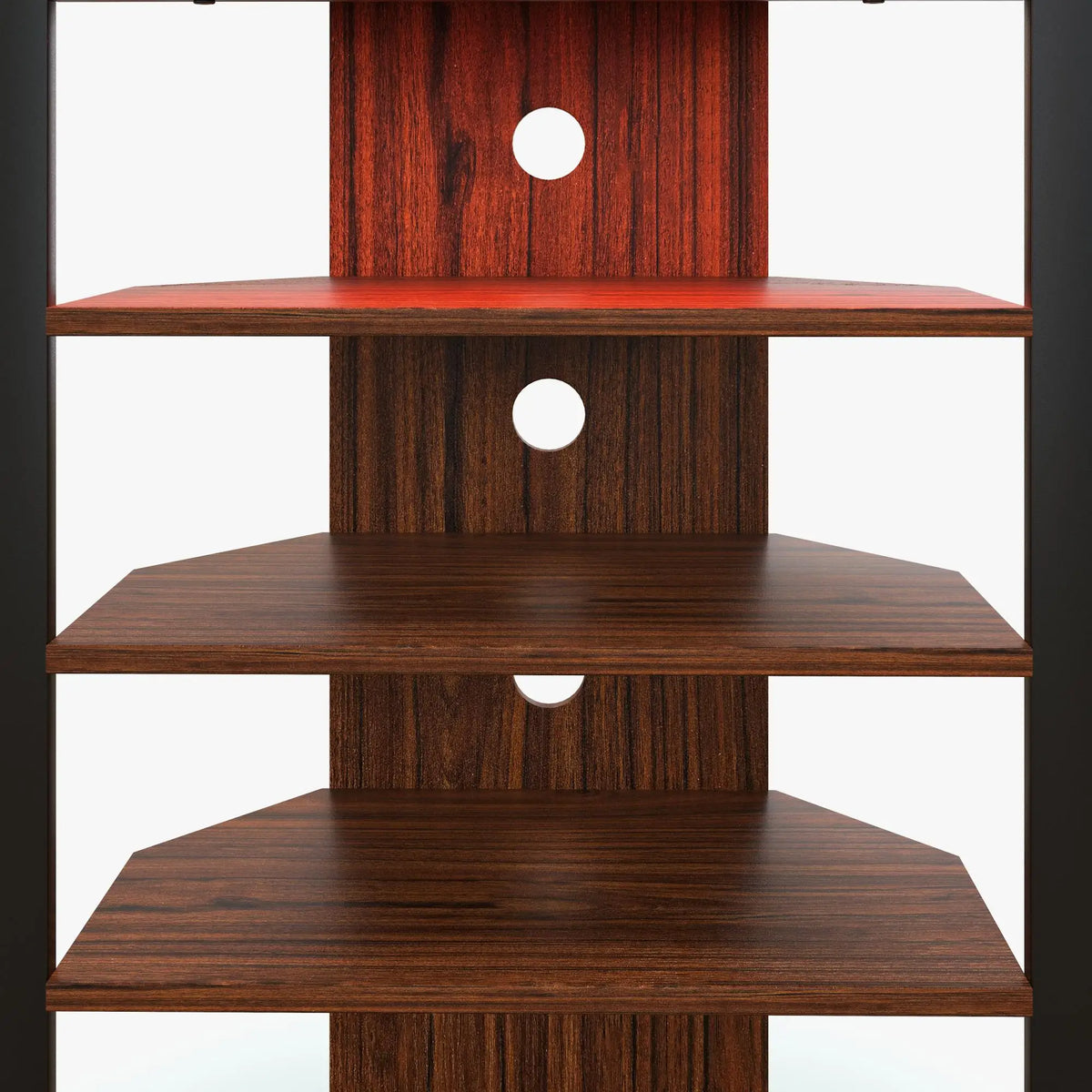 TV Stand for 29" TVs, 4-Tier Storage Shelves, LED Lights TV Stands at Gallery Canada